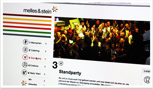 Customer Service-Online Portal für Hostessen Webdesign für Melles und Stein by bgp e.media - Standparty