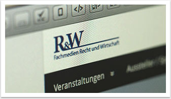 Responisve Webdesign und Website für R&W von bgp e.media