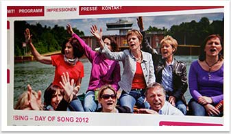 eCommerce und Buchungssysteme für !SING - Day of Song by bgp e.media - Detailansicht Headbild3