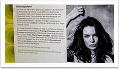 e.sy CMS und Webdesign für das Theater Oberhausen by bgp e.media - Biografie Schauspieler