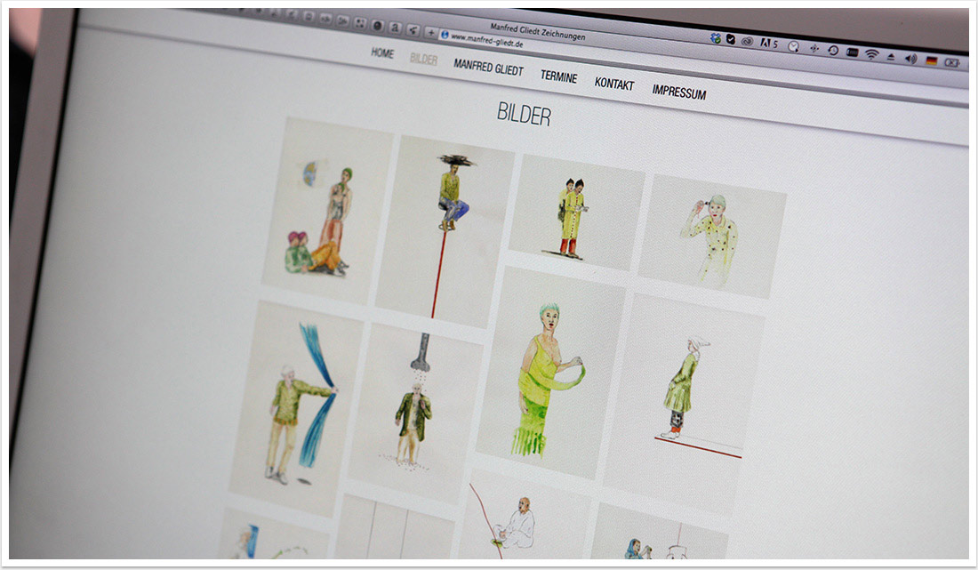 Responsive Webdesign für Manfred Gliedt by bgp e.media - Bildergalerie