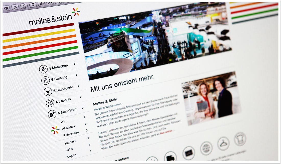 Customer Service-Online Portal für Hostessen Webdesign für Melles und Stein by bgp e.media - Über Uns