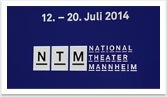 Webdesign & Screendesign für das Nationaltheater Mannheim by bgp e.media - Detailaufnahme NTM Logo