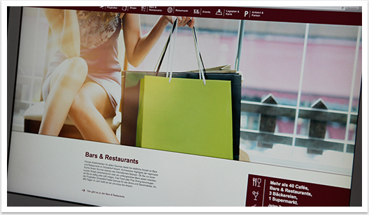 Microsite in responsivem Webdesign für enjoy DUS Onepager by bgp e.media - Bars und Restaurants 