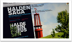 Design und Funktion in Typo3 für die Ruhr.2010 GmbH Heldensaga Website by bgp e.media - Halde Rhein Zielseite Unterseite