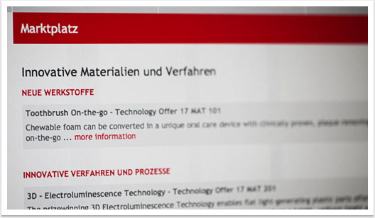 Modernes Webdesign im e.sy CMS für Florenus by bgp e.media - Marktplatz