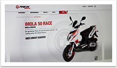 bgp e.media - Webdesign für REX Moto