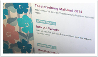 e.sy CMS und Webdesign für das Theater Oberhausen by bgp e.media - Download Theaterzeitung