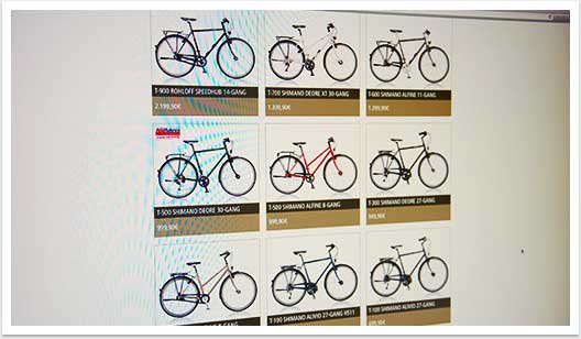 B2C Internetauftritt für Vsf Fahrradmanufaktur by bgp e.media - Produktübersicht