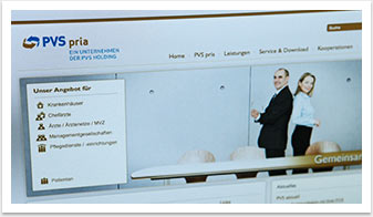 Website & Webdesign für PVS Holding