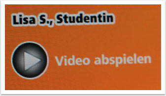 B2C Website in CMS e.sy Webdesign für My Box by bgp e.media - Video Studentin 