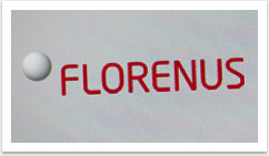 Modernes Webdesign im e.sy CMS für Florenus by bgp e.media - Logo Detail
