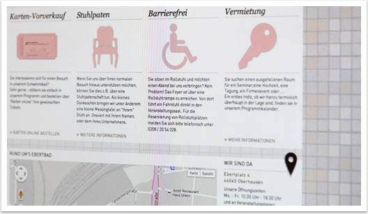 Cms basiertes Webdesign für Ebertbad in Oberhausen by bgp e.media - Teaser
