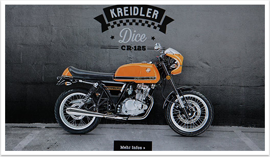 Responsives Webdesign für Kreidler Motorrad | by bgp e.media - Startseitenslider