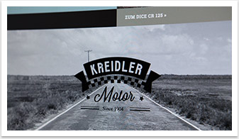 Responsives Webdesign für Kreidler Motorrad | by bgp e.media - Parallaxdetail