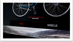 Responsives B2C Webdesign für die vsf Fahrradmanufaktur | by bgp e.media - Navigationsdetail