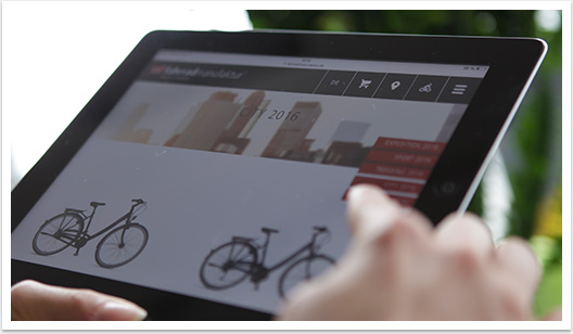 Mobiles B2C Webdesign für die vsf Fahrradmanufaktur | by bgp e.media - Shop