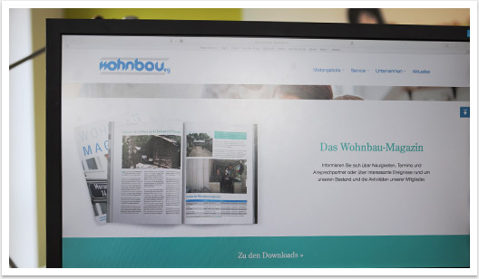 Downloadbereich für Wohnbau Essen Website Relaunch by bgp e.media