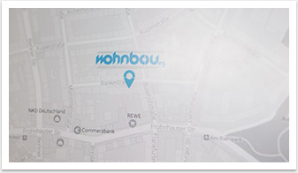 Map für Wohnbau Essen Website Relaunch by bgp e.media